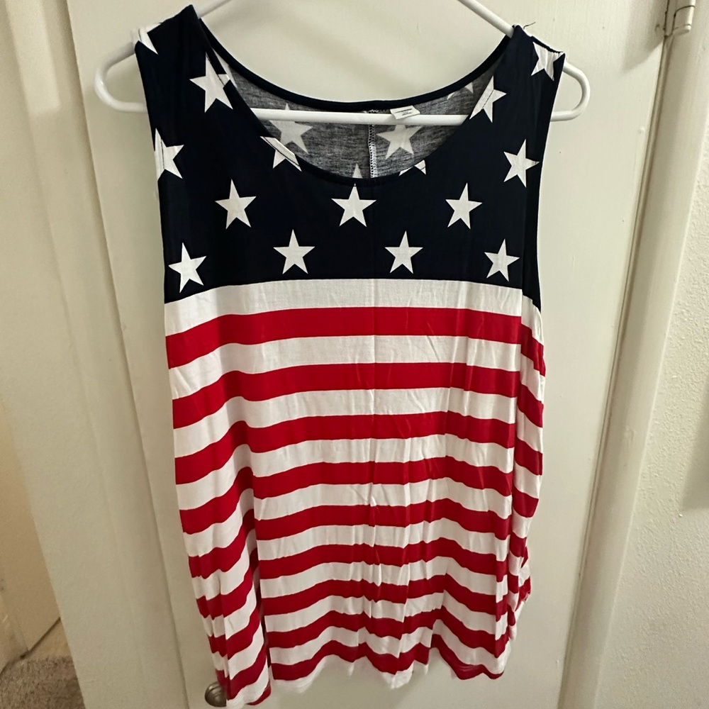 Old Navy Stars and Stripes Tank Top